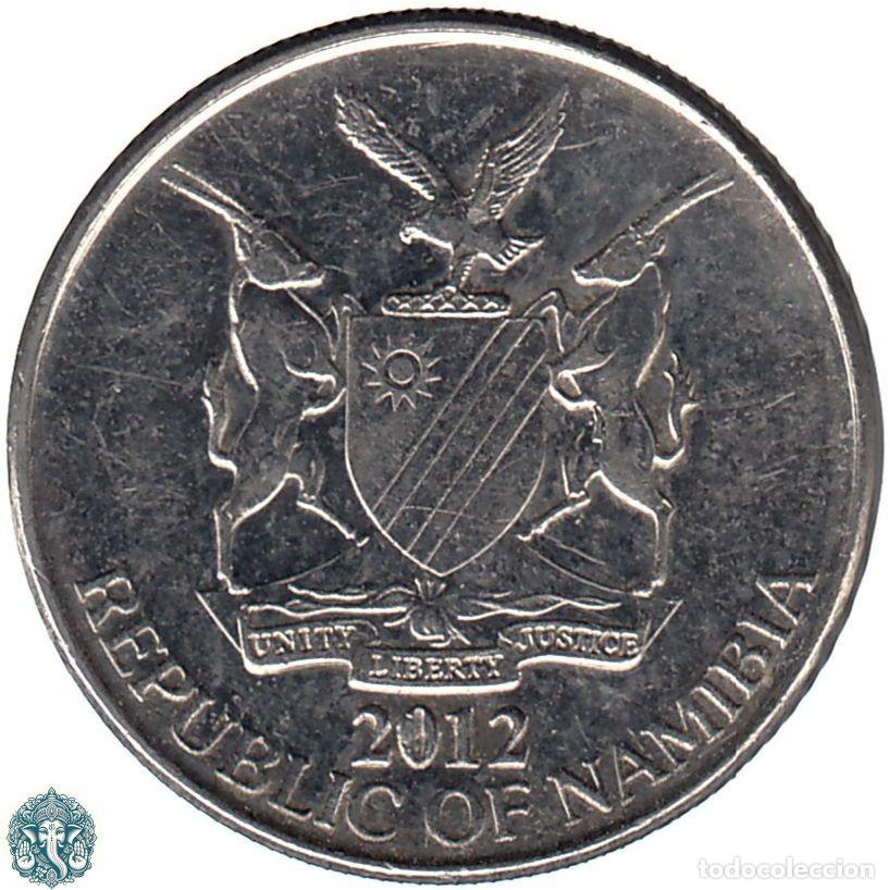 Monedas antiguas de &Aacute;frica: NAMIBIA 5 Centavos 2012 KM#1 - Foto 2