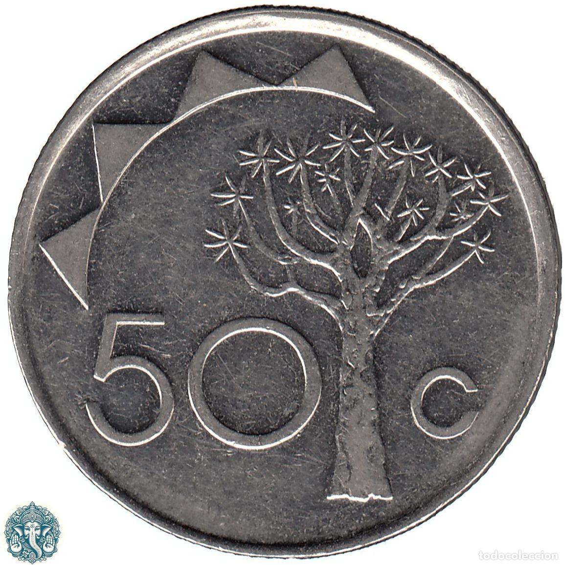 Monedas antiguas de &Aacute;frica: NAMIBIA 50 Centavos 2010 KM#3 - Foto 1