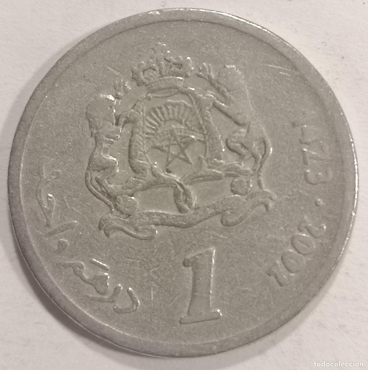 Monedas antiguas de &Aacute;frica: MONEDA MARRUECOS 2002 - 1 DIRHAM - Foto 1
