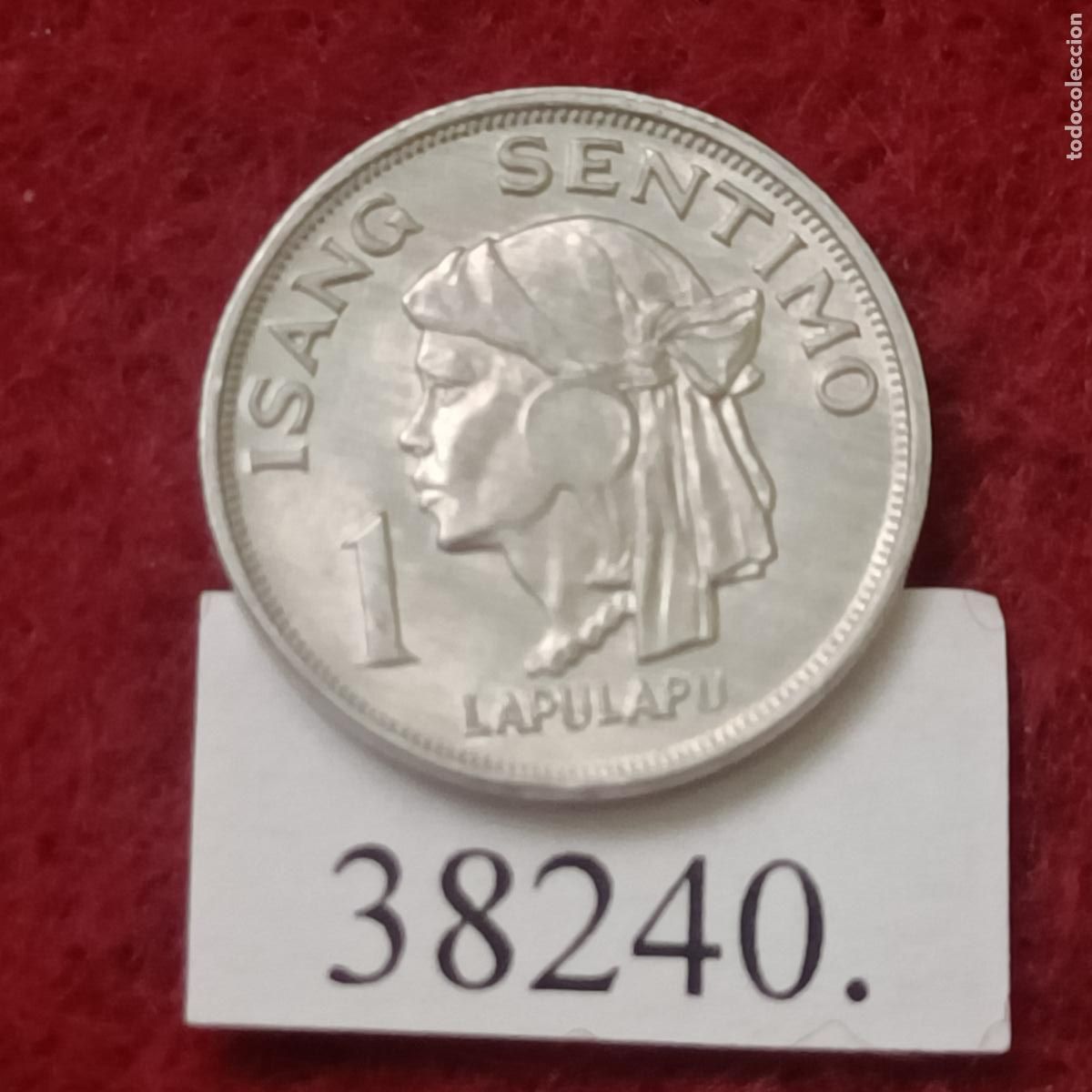 Monedas antiguas de &Aacute;frica: Filipinas 1 c&eacute;ntimo 1969 - Foto 2