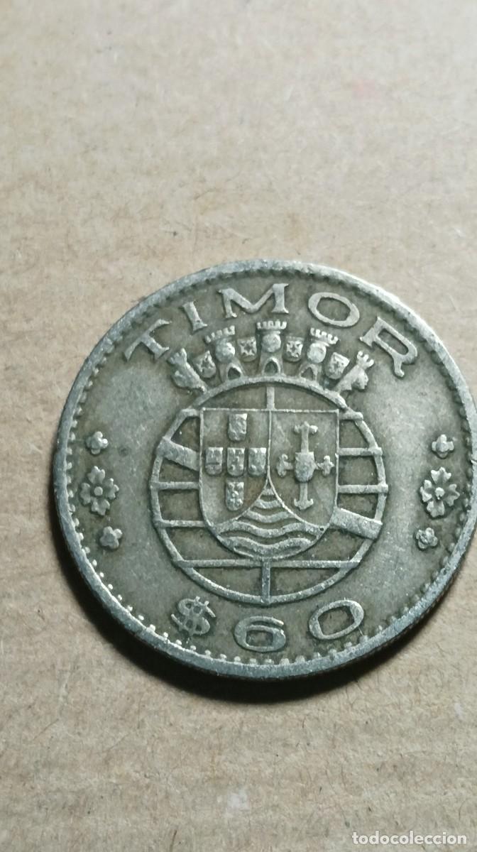 Monedas antiguas de &Aacute;frica: TIMOR - 60 CENTAVOS 1958 KM12 - Foto 1