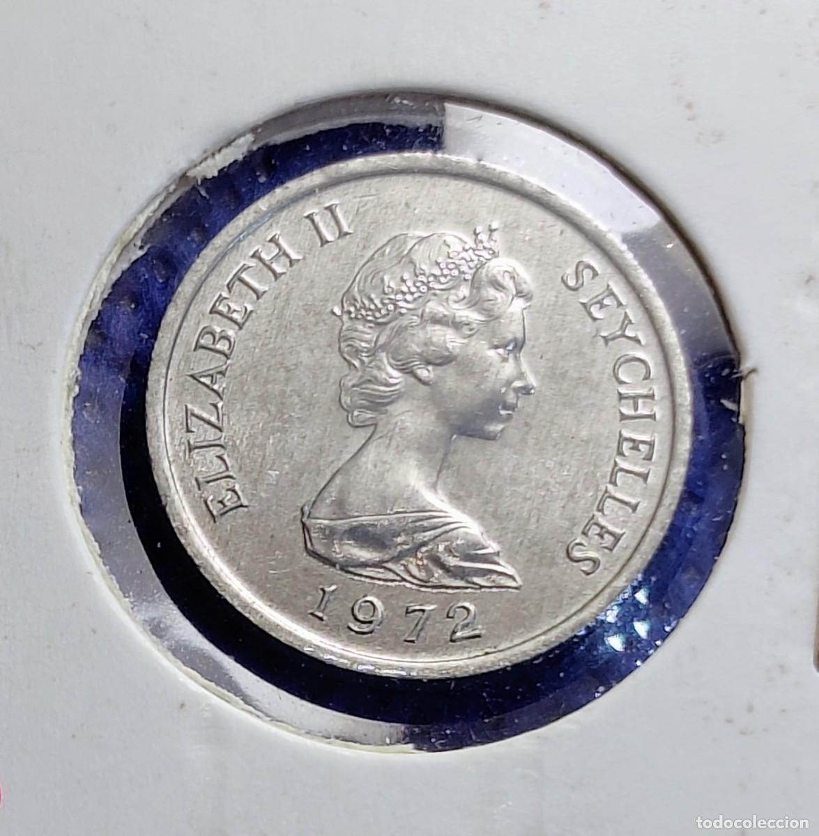 Monedas antiguas de &Aacute;frica: Seychelles 1 cent 1972 Sin circular - Foto 2