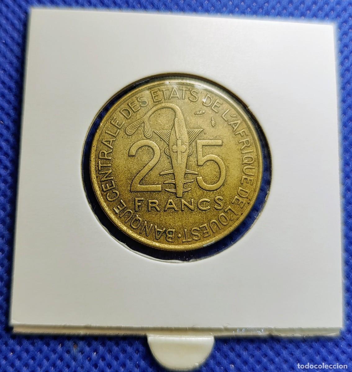Old Coins of Africa: Estados &Aacute;frica Oeste 25 Francos 1976