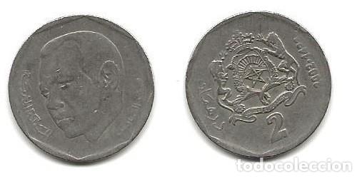 Monedas antiguas de &Aacute;frica: MONEDA DE MARRUECOS - 2002 - 2 DIRHAM (LOTE 3) - Foto 1