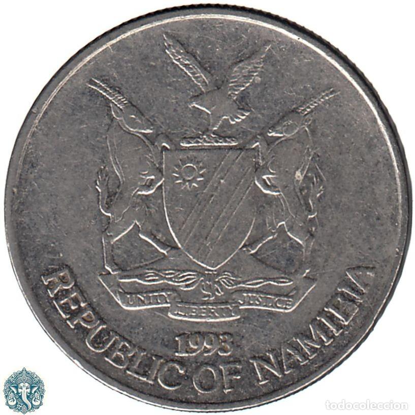 Monedas antiguas de &Aacute;frica: NAMIBIA 5 Centavos 1993 KM#1 - Foto 2