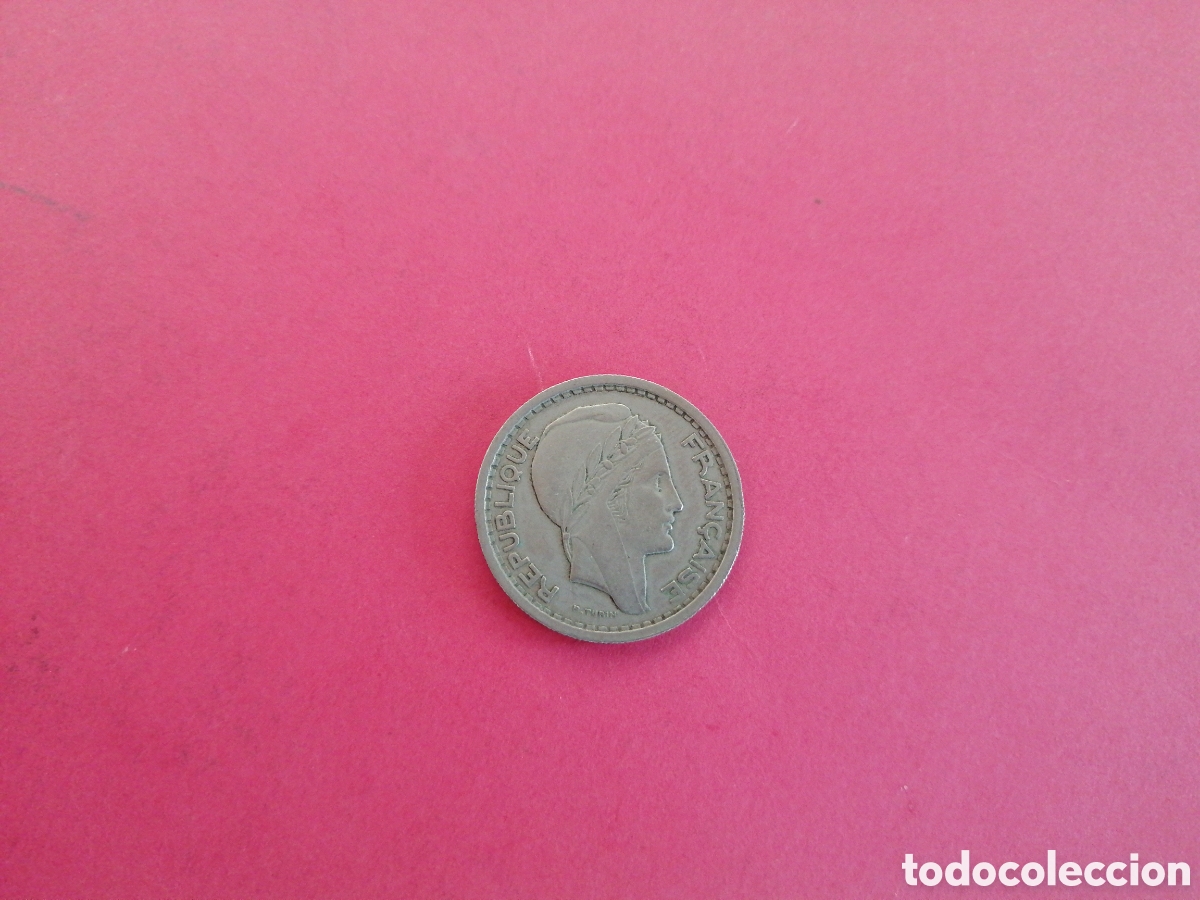 Monedas antiguas de &Aacute;frica: 20 centimes de Argelia 1956 - Foto 2