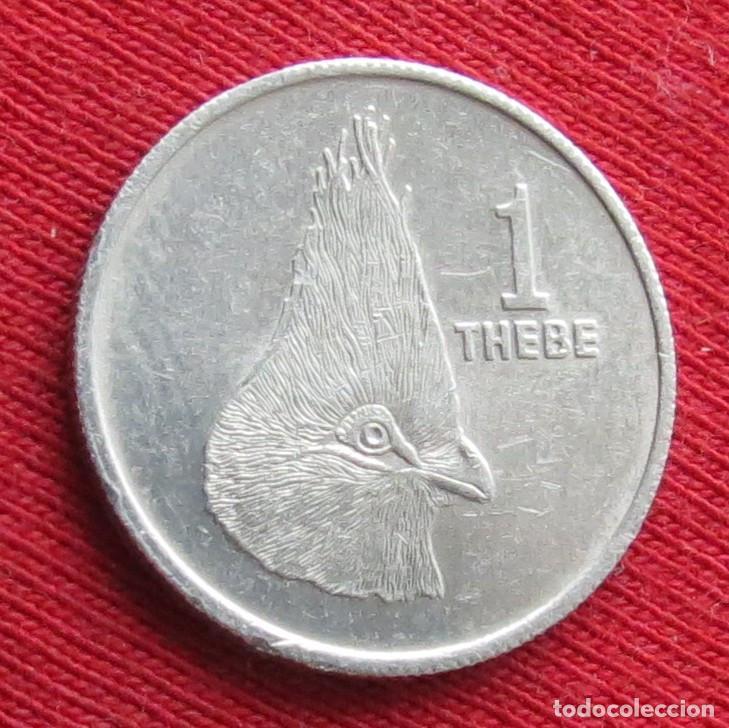 Monedas antiguas de &Aacute;frica: Botswana Botsuana 1 thebe 1989 - Foto 1