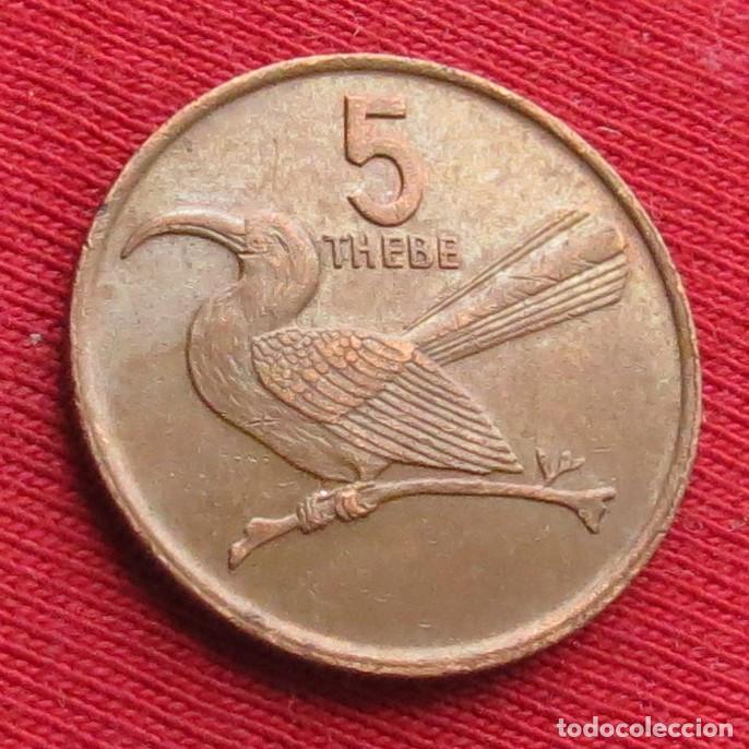 Monedas antiguas de &Aacute;frica: Botswana Botsuana 5 thebe 1988 - Foto 1