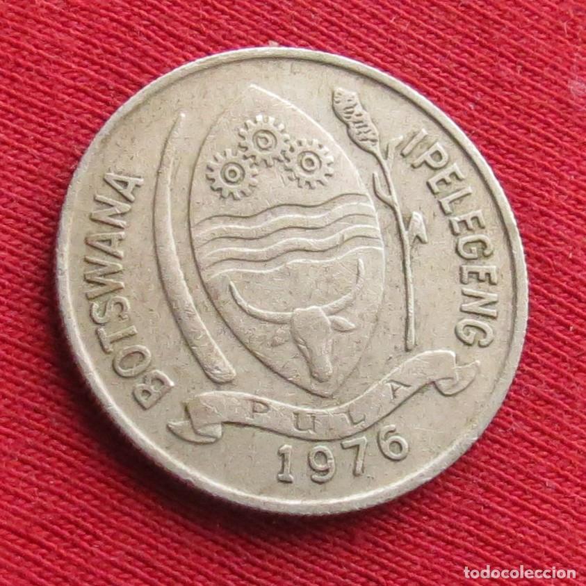 Monedas antiguas de &Aacute;frica: Botswana Botsuana 10 thebe 1976 - Foto 2