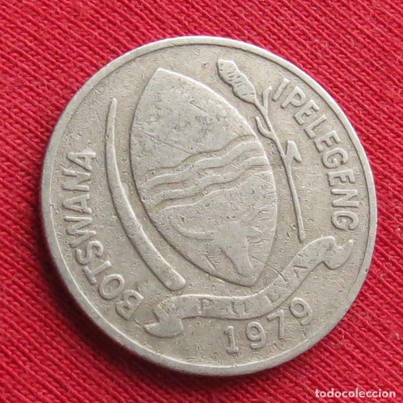 Monedas antiguas de &Aacute;frica: Botswana Botsuana 10 thebe 1979 - Foto 2
