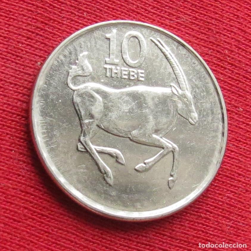 Monedas antiguas de &Aacute;frica: Botswana Botsuana 10 thebe 1991 - Foto 1