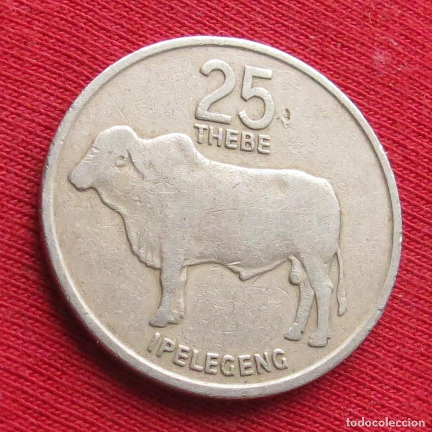 Monedas antiguas de &Aacute;frica: Botswana Botsuana 25 thebe 1976 - Foto 1