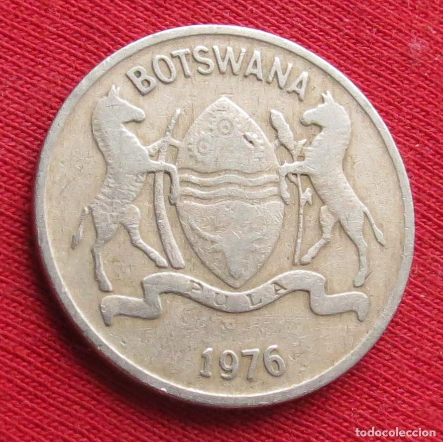 Monedas antiguas de &Aacute;frica: Botswana Botsuana 25 thebe 1976 - Foto 2