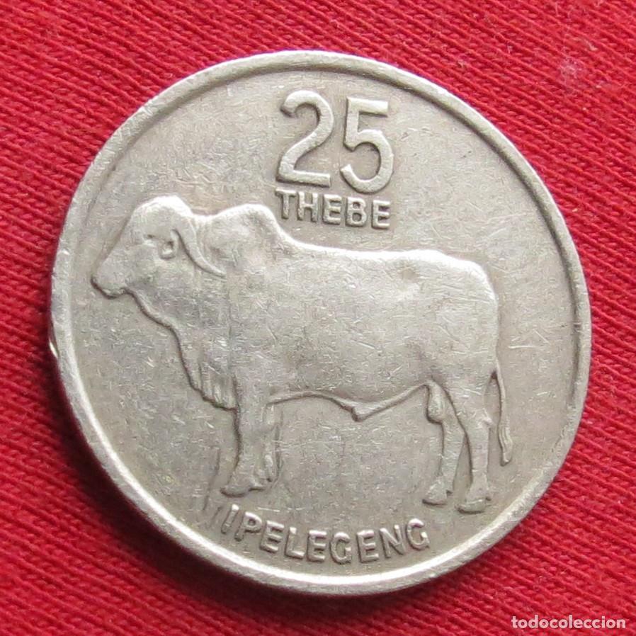 Monedas antiguas de &Aacute;frica: Botswana Botsuana 25 thebe 1977 - Foto 1