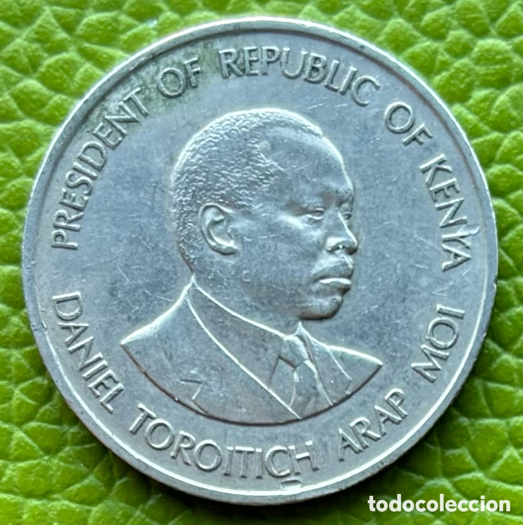 Monedas antiguas de &Aacute;frica: KENYA. UN SHILLING. 1989. DANIEL TOROITICH. - Foto 1
