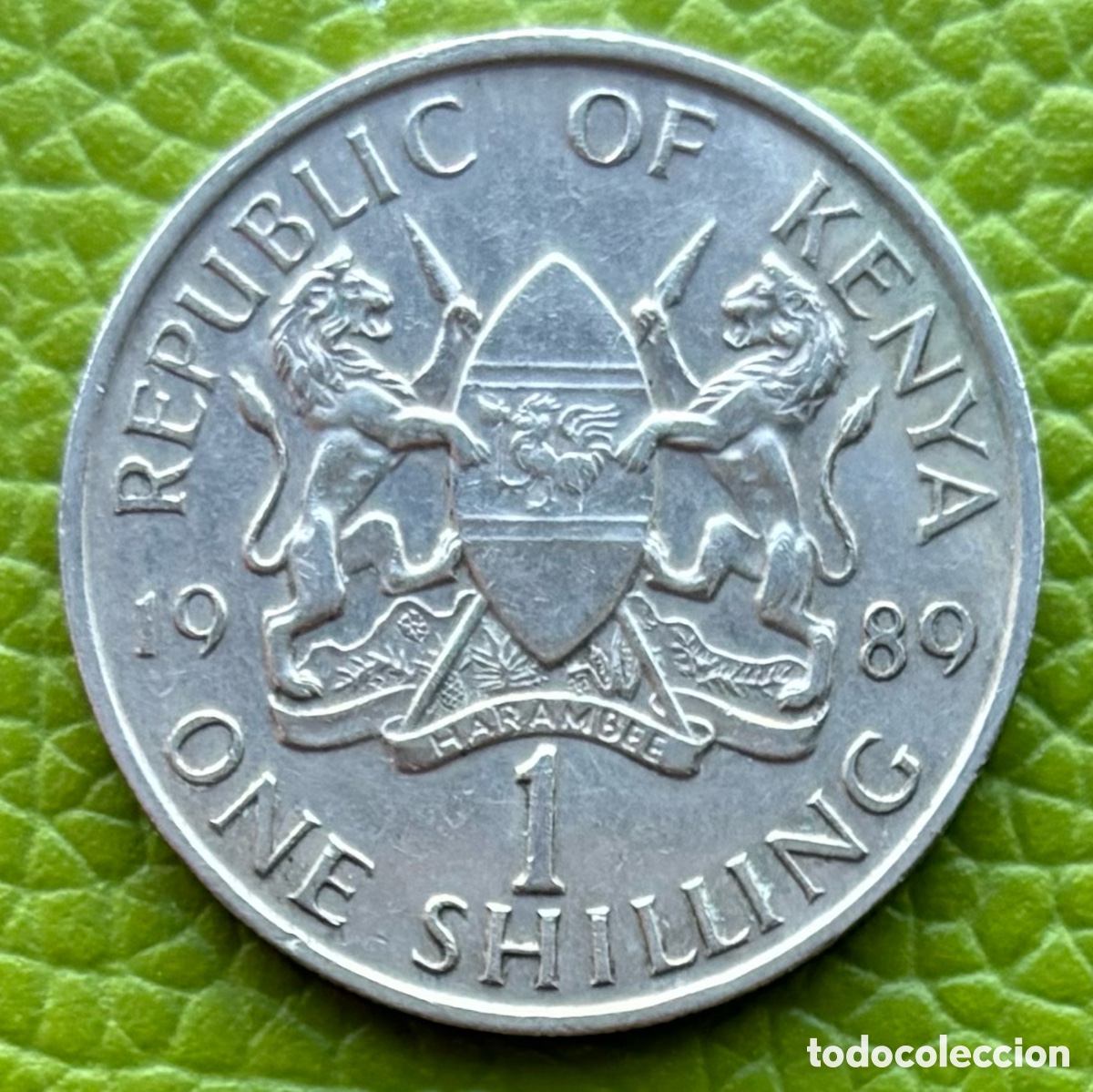 Monedas antiguas de &Aacute;frica: KENYA. UN SHILLING. 1989. DANIEL TOROITICH. - Foto 2