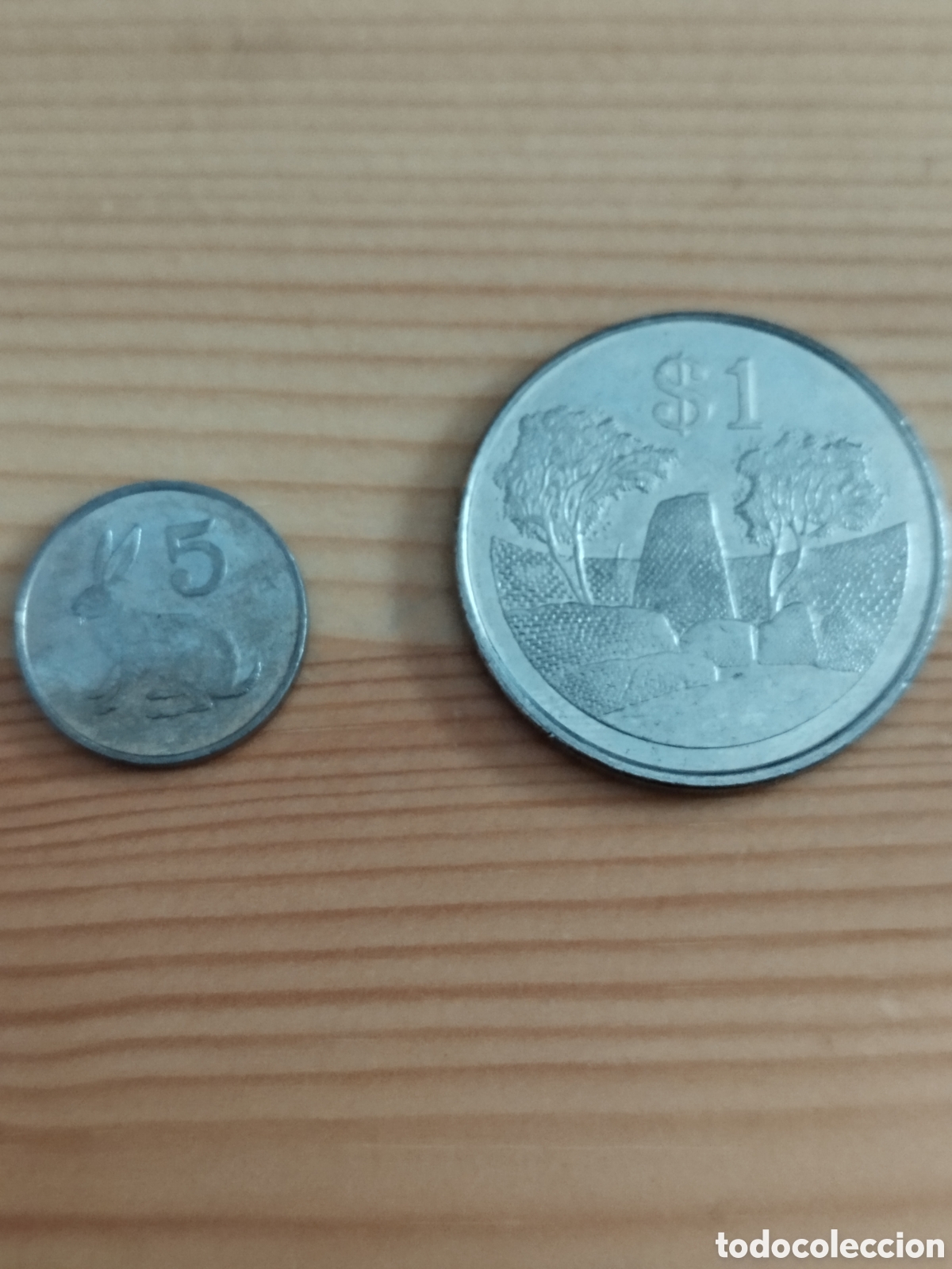 Monedas antiguas de &Aacute;frica: Lote monedas de Zimbabue - Foto 1