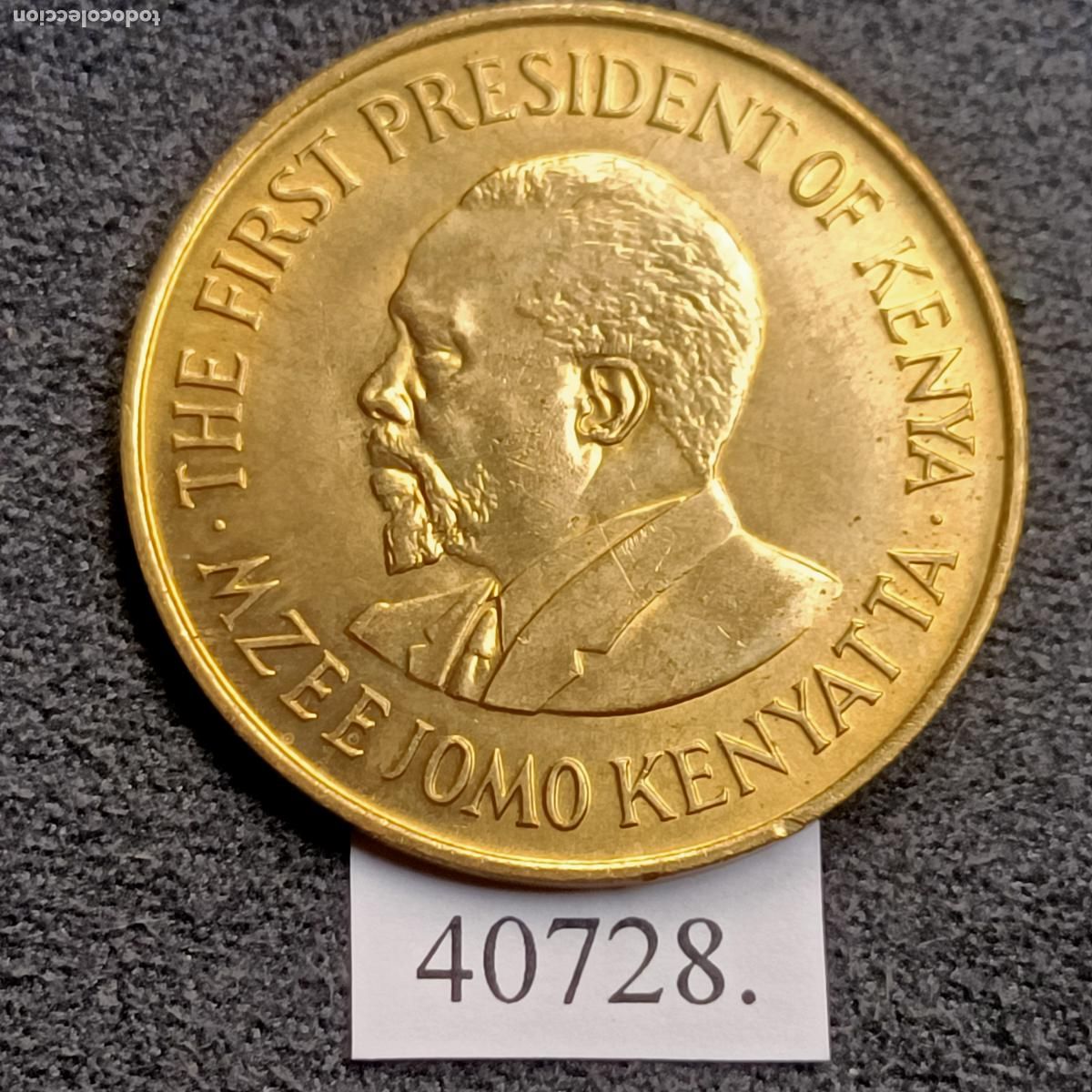 Monedas antiguas de &Aacute;frica: Kenia 10 c&eacute;ntimos 1978 - Foto 1