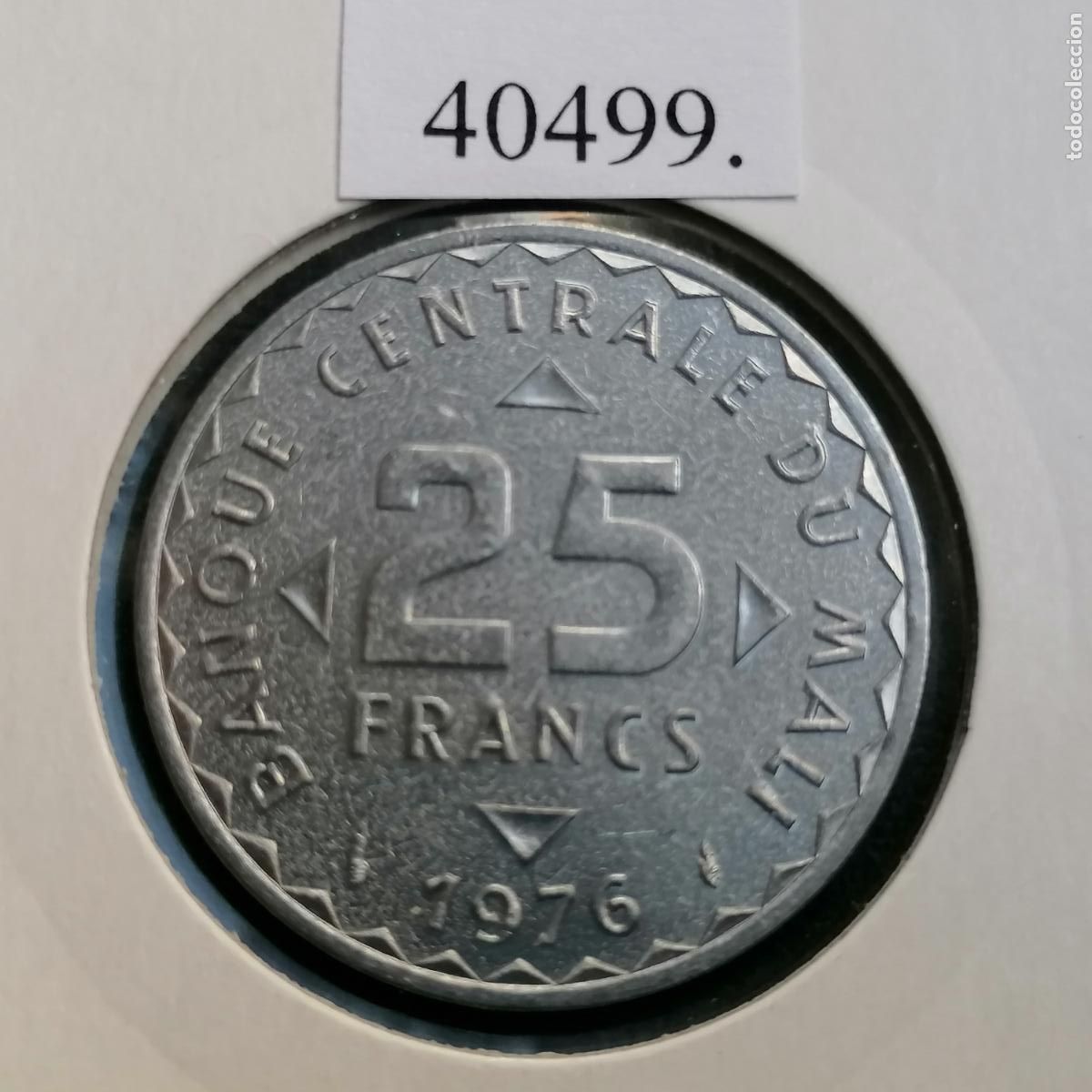 Monedas antiguas de &Aacute;frica: Mali 25 francos 1976 - Foto 2
