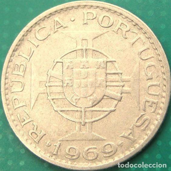 Monnaies anciennes d'Afrique: Angola - Colonia Portuguesa: 2,50 Escudos 1969 KM-77./ La de las fotos.