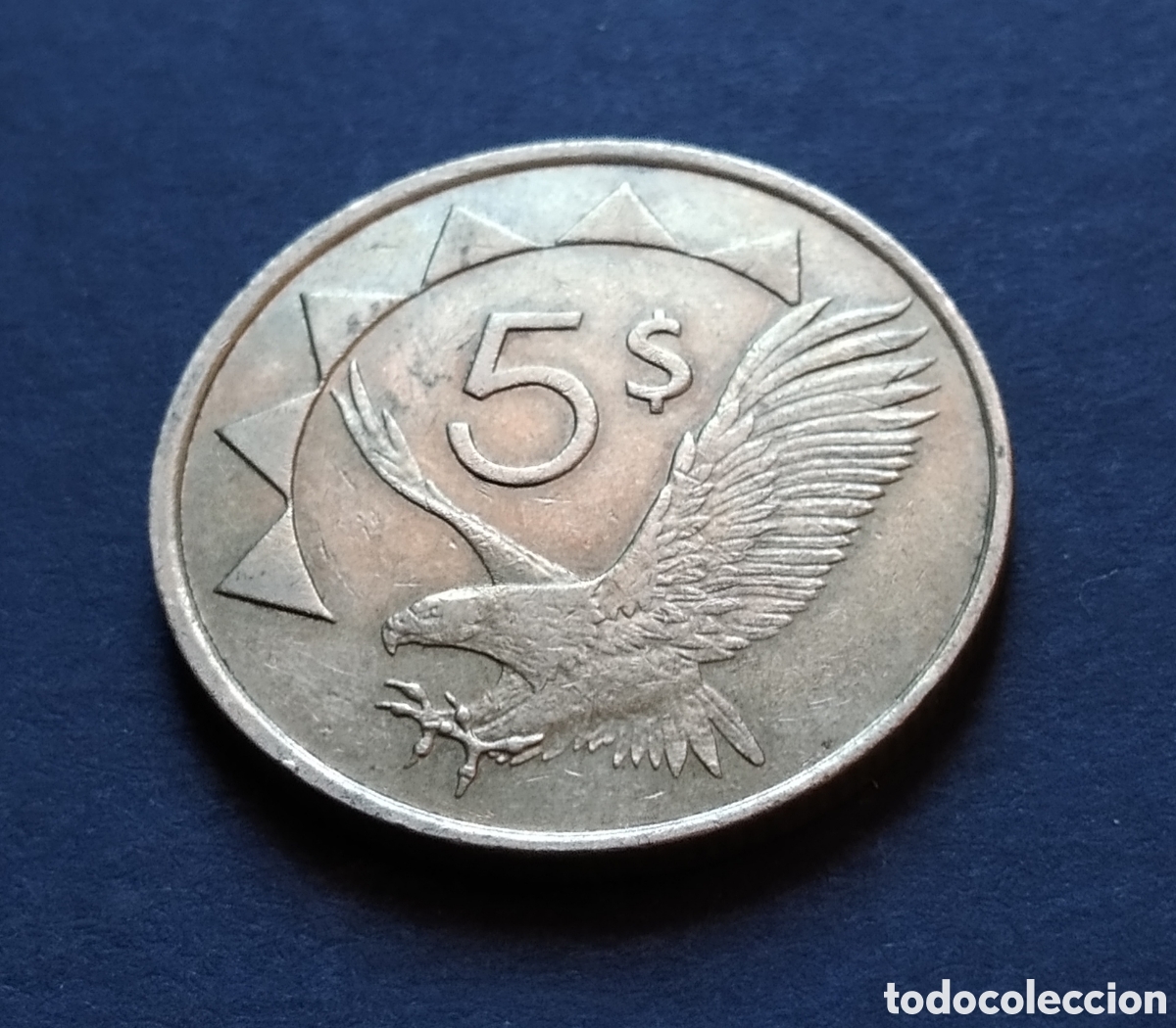 Monedas antiguas de &Aacute;frica: MONEDA - NAMIBIA 5 DOLLARES 1993 - Foto 3