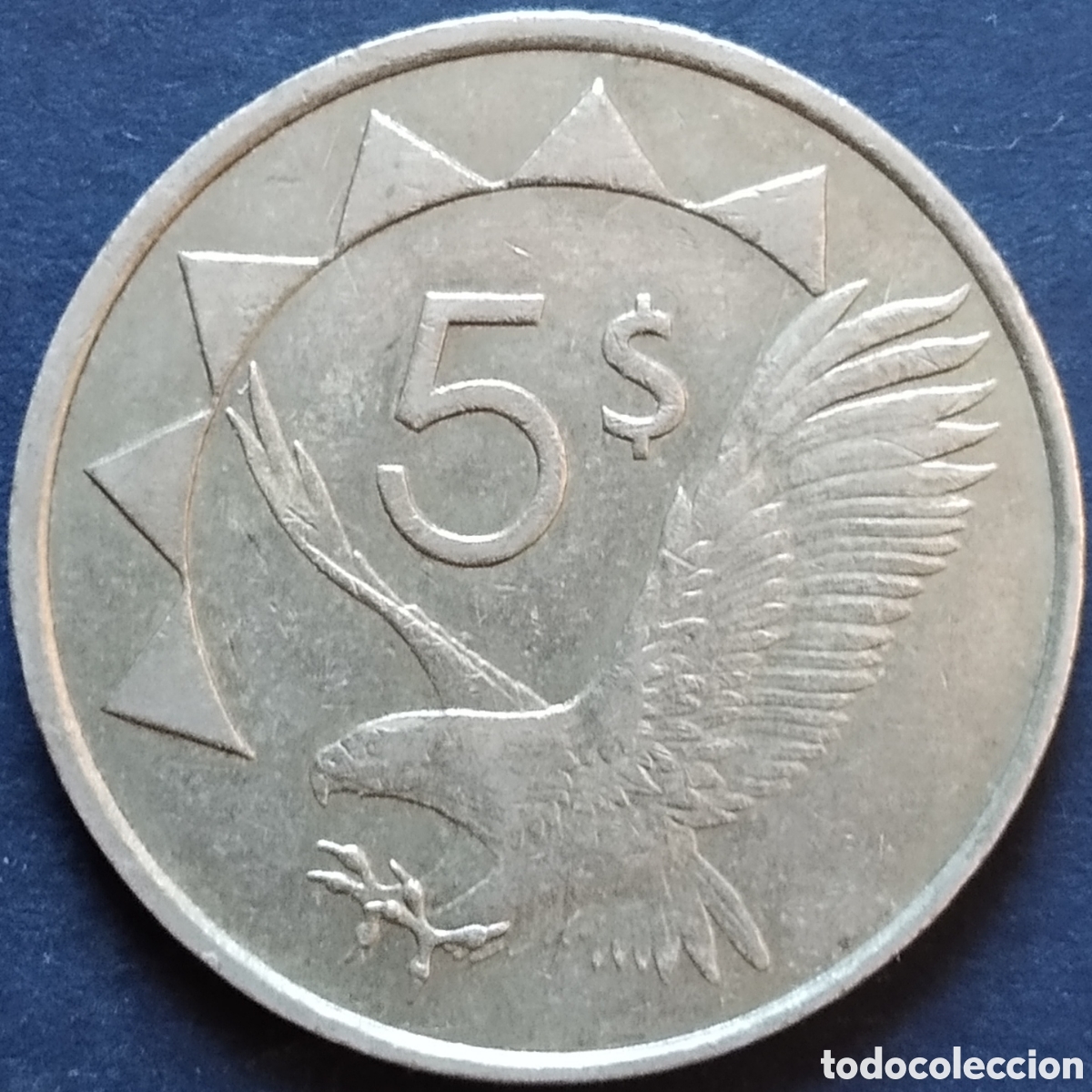 Monedas antiguas de &Aacute;frica: MONEDA - NAMIBIA 5 DOLLARES 1993 - Foto 1
