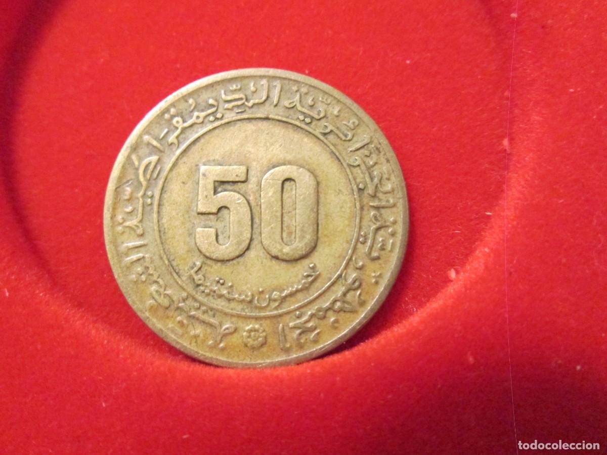 Monedas antiguas de &Aacute;frica: 50 centimos 1945 ARGELIA - Foto 2