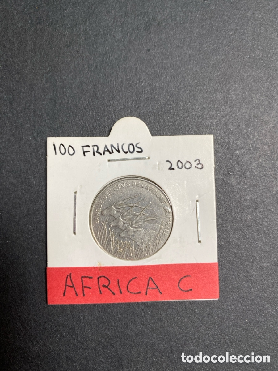 Monedas antiguas de &Aacute;frica: Moneda de Africa Central - Foto 1