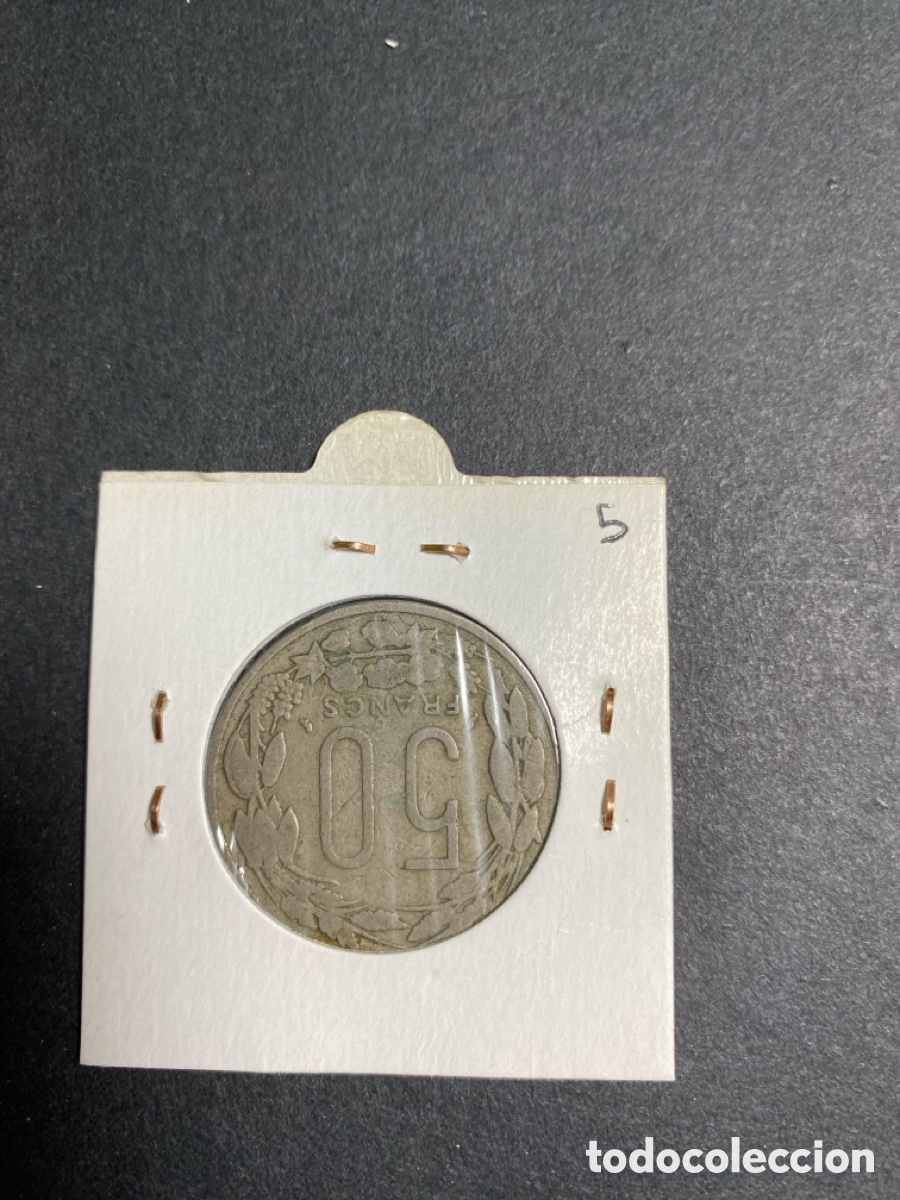 Monedas antiguas de &Aacute;frica: Moneda de Africa Central - Foto 2