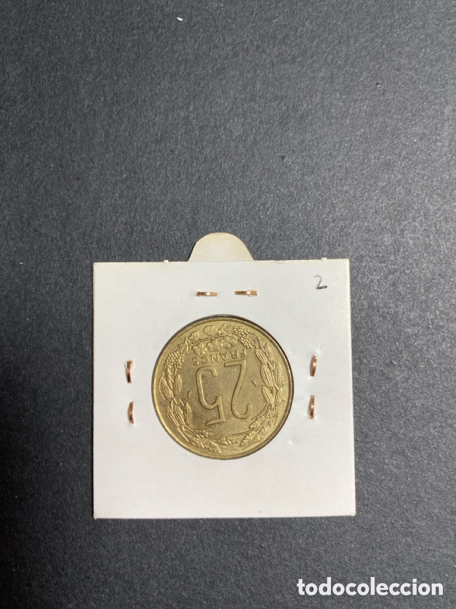Monedas antiguas de &Aacute;frica: Moneda de Africa Central - Foto 2