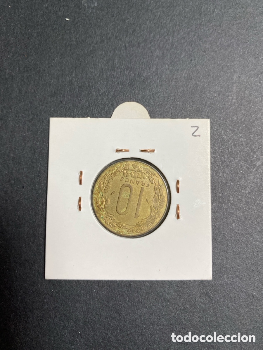 Monedas antiguas de &Aacute;frica: Moneda de Africa Central - Foto 2