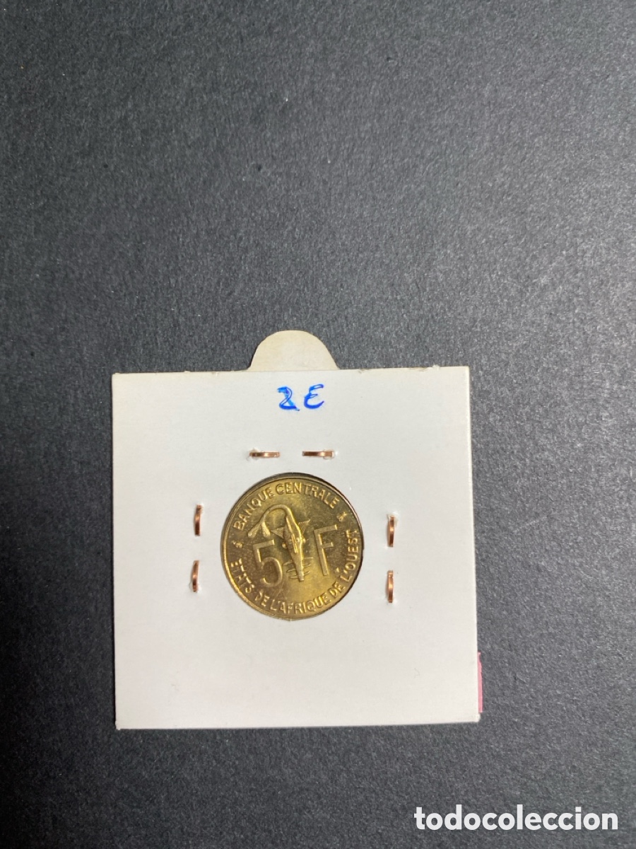 Monedas antiguas de &Aacute;frica: Moneda de Africa Central - Foto 2