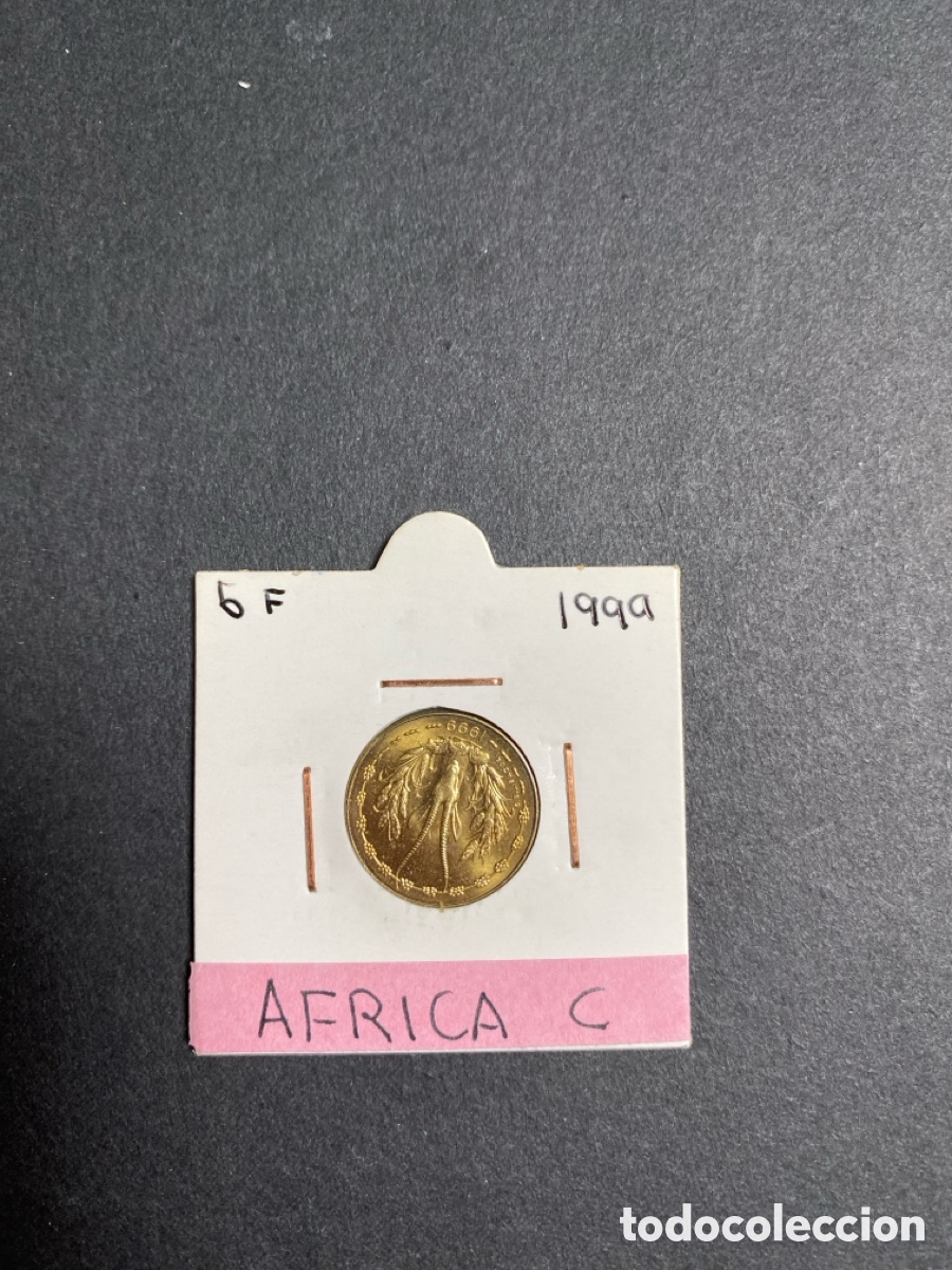Monedas antiguas de &Aacute;frica: Moneda de Africa Central - Foto 1