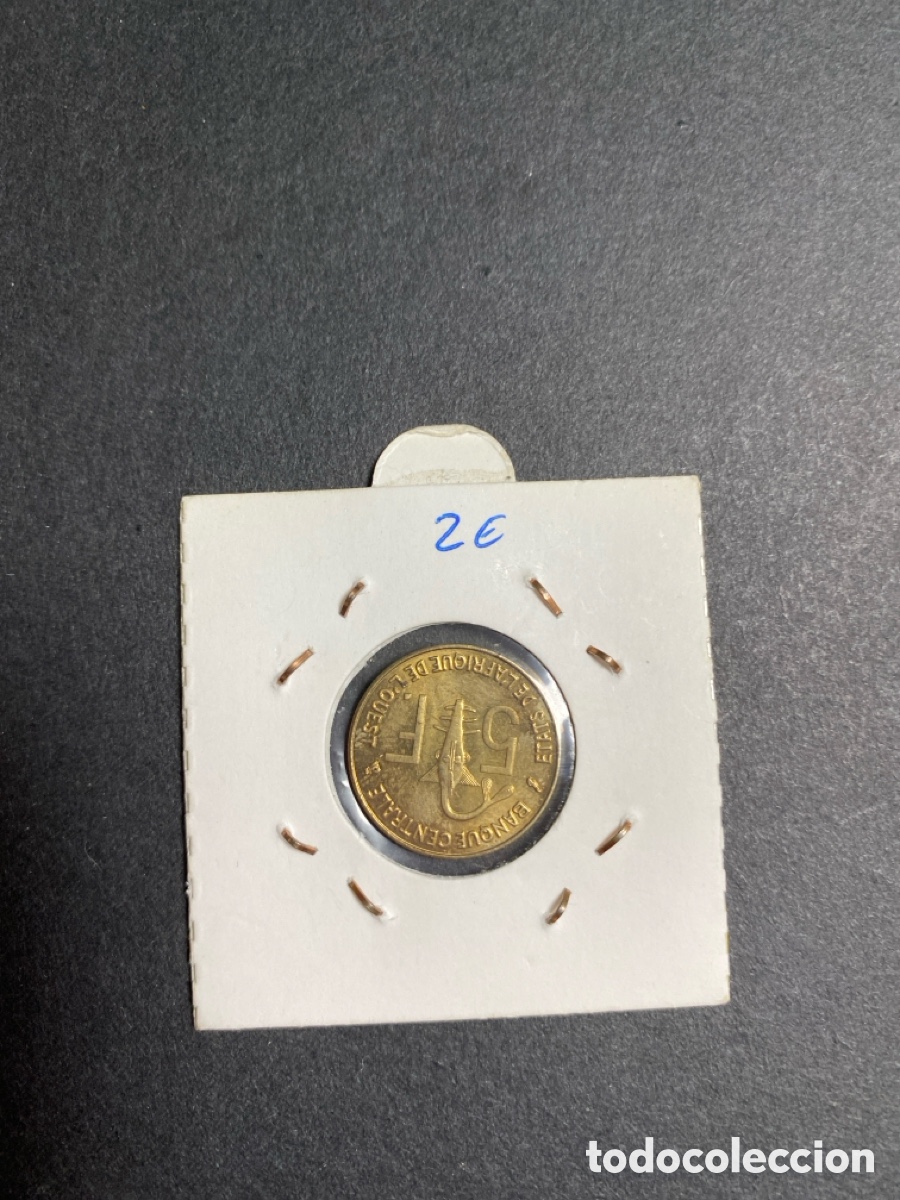Monedas antiguas de &Aacute;frica: Moneda de Africa Central - Foto 2