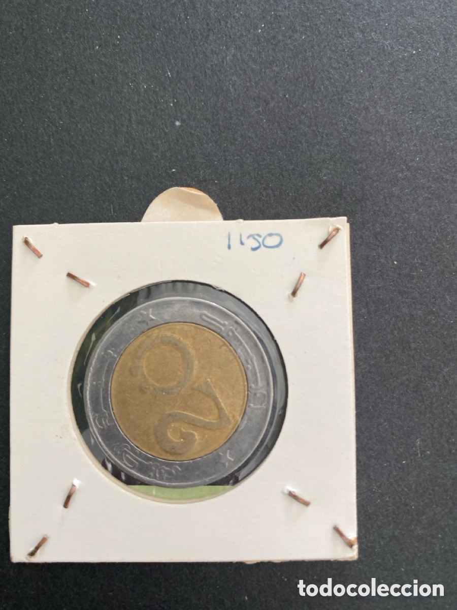 Monedas antiguas de &Aacute;frica: Moneda de Argelia 20 d&iacute;rham - Foto 2