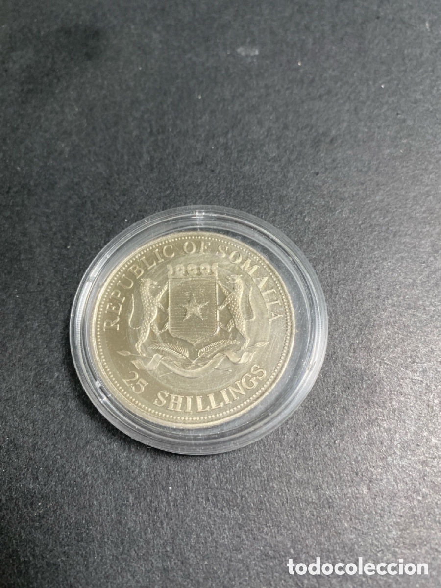 Monedas antiguas de &Aacute;frica: Moneda de Somalia 25 schilling - Foto 2