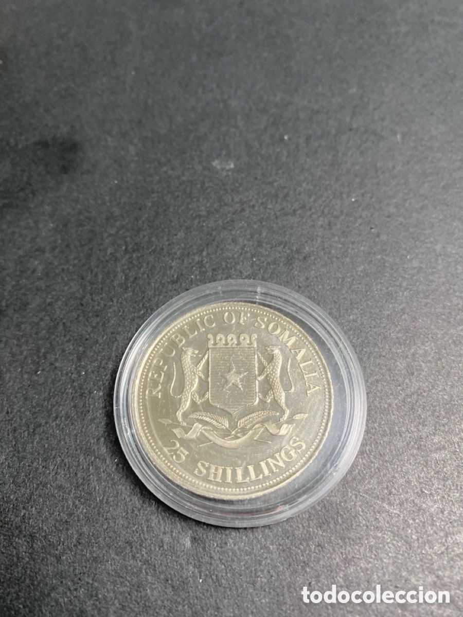 Monedas antiguas de &Aacute;frica: Moneda de Somalia 25 schilling - Foto 2