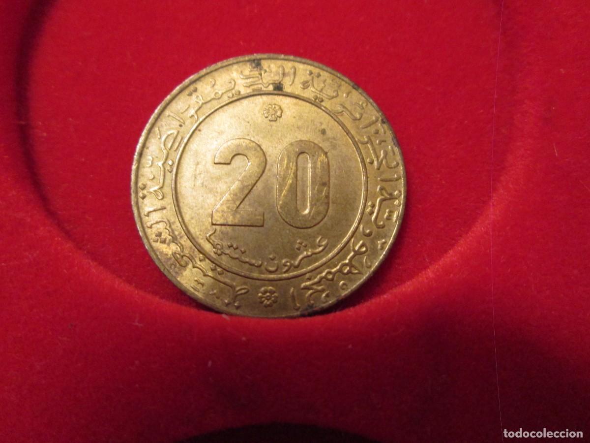 Monedas antiguas de &Aacute;frica: 20 CENTMOS 1975 ARGELIA - Foto 2