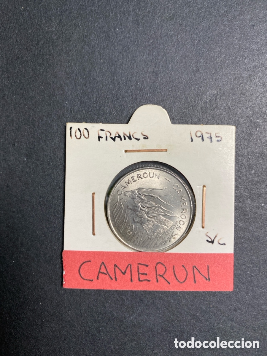 Monedas antiguas de &Aacute;frica: Moneda de Camer&uacute;n 100 francs - Foto 1