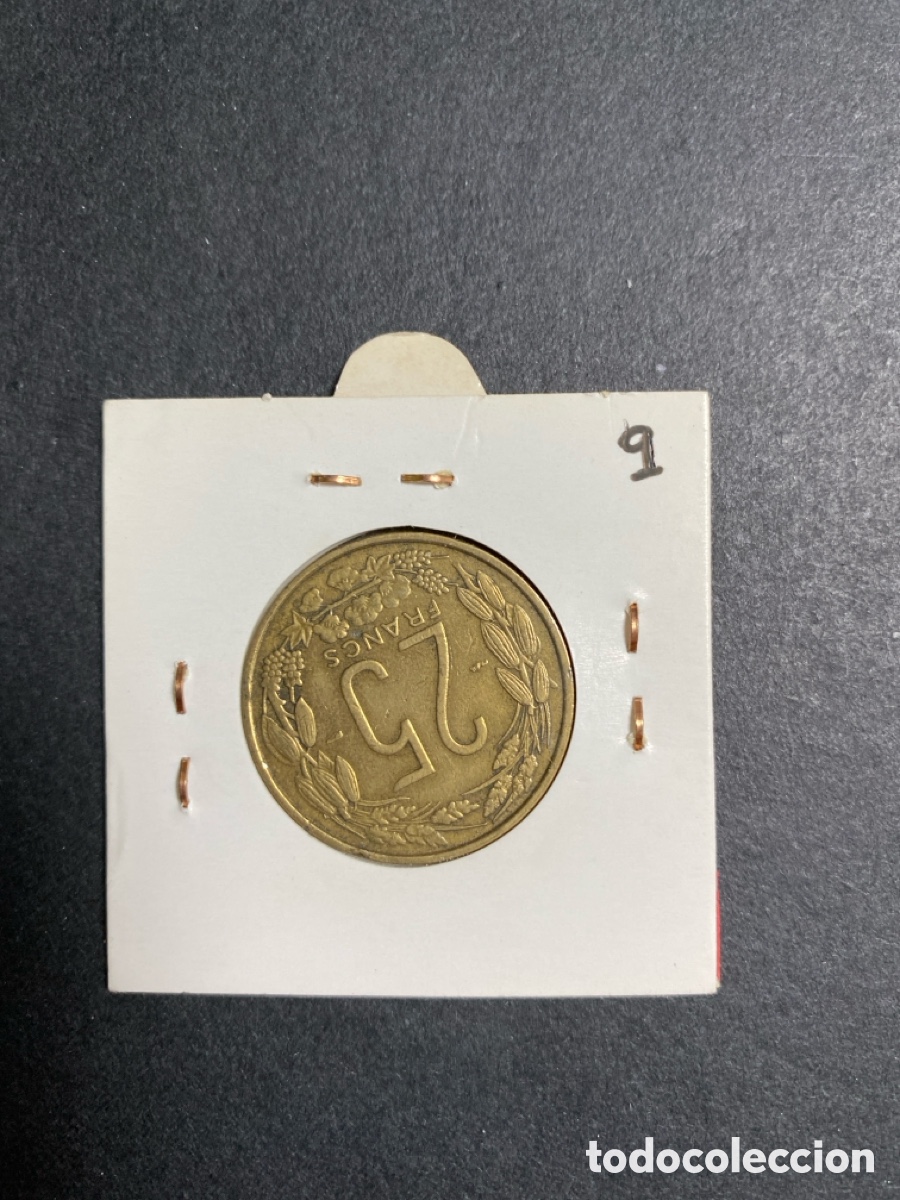 Monedas antiguas de &Aacute;frica: Moneda de Camer&uacute;n 25 francs - Foto 2