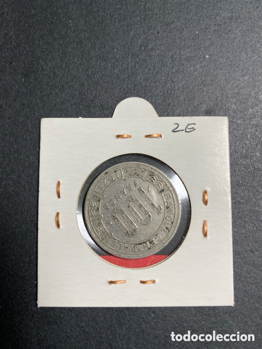 Monedas antiguas de &Aacute;frica: Moneda de Camer&uacute;n 100 francos - Foto 2