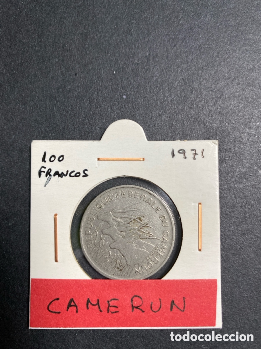 Monedas antiguas de &Aacute;frica: Moneda de Camer&uacute;n 100 francos - Foto 1