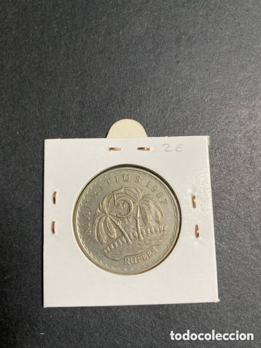 Monedas antiguas de &Aacute;frica: Moneda de Isla Mauricios - Foto 2
