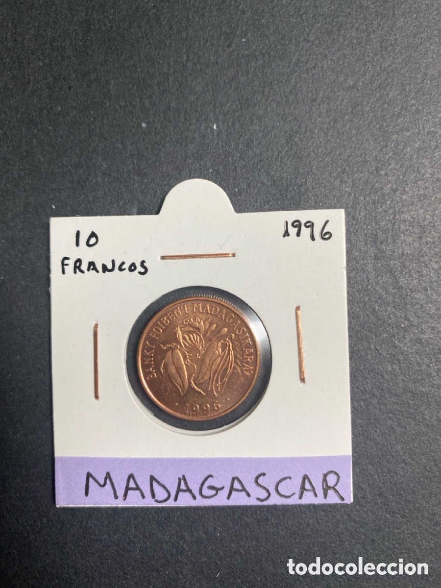 Monedas antiguas de &Aacute;frica: Moneda de Madagascar - Foto 1