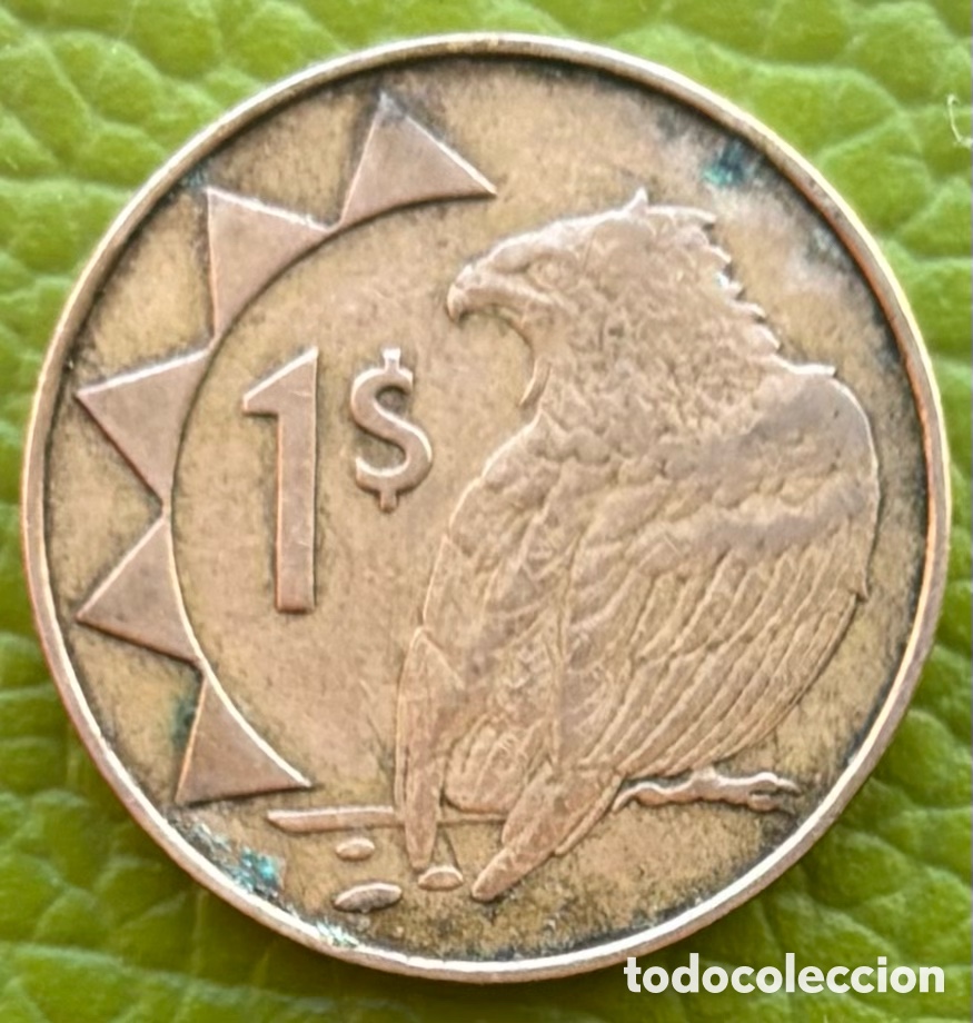 Monedas antiguas de &Aacute;frica: NAMIBIA. 1 D&Oacute;LAR. 1993. - Foto 4