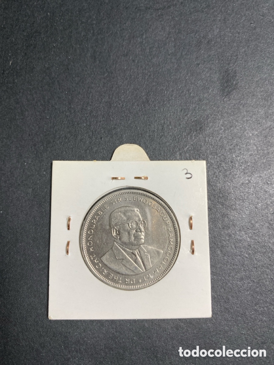 Monedas antiguas de &Aacute;frica: Moneda de Islas Mauritius - Foto 2
