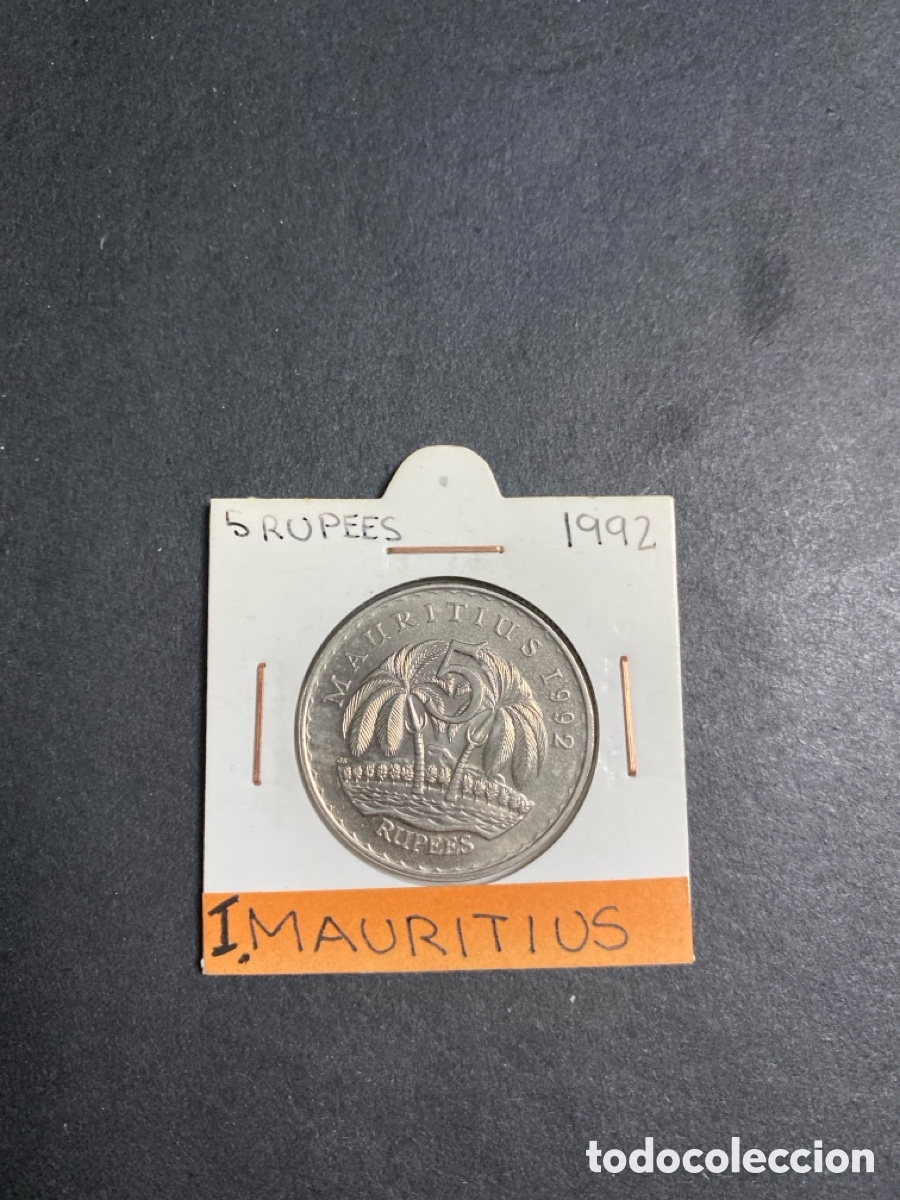 Monedas antiguas de &Aacute;frica: Moneda de Islas Mauritius - Foto 1