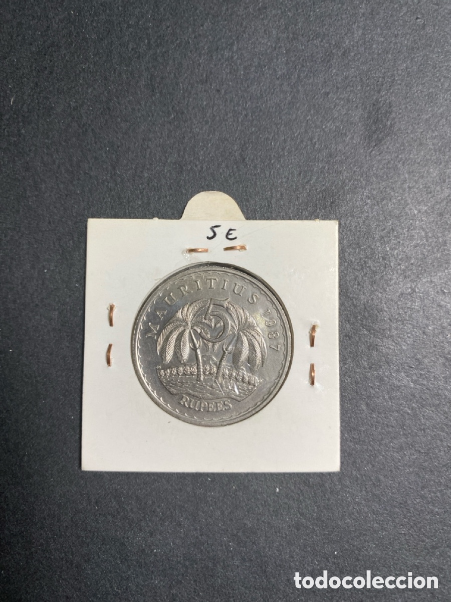 Monedas antiguas de &Aacute;frica: Moneda de Isla Mauritius - Foto 2