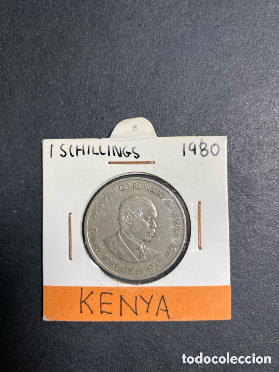 Monedas antiguas de &Aacute;frica: Moneda de Kenia 1 schilling - Foto 1