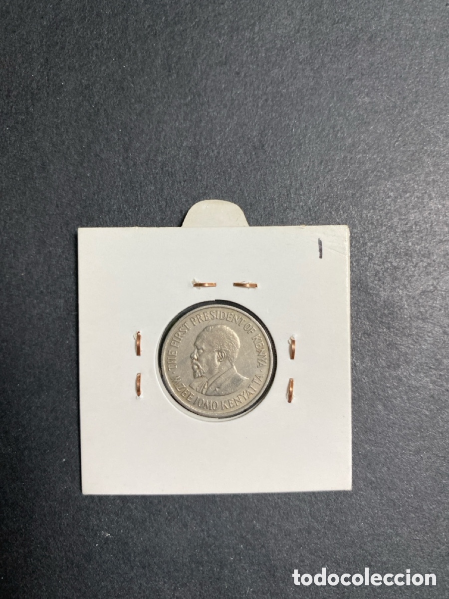 Monedas antiguas de &Aacute;frica: Moneda de Kenia 50 cents - Foto 2